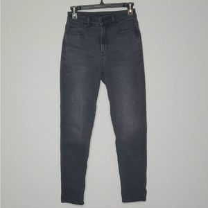 American Eagle Women's Stretch Black Mom Jean Jeans Size 00 Regular